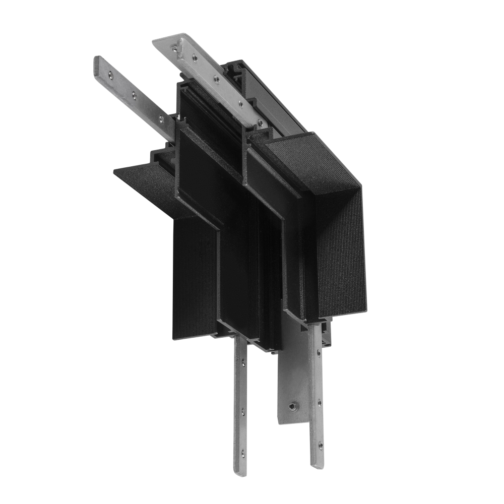 Conector mecanic L, 48V TRACK pt sina AB, stereo, negru