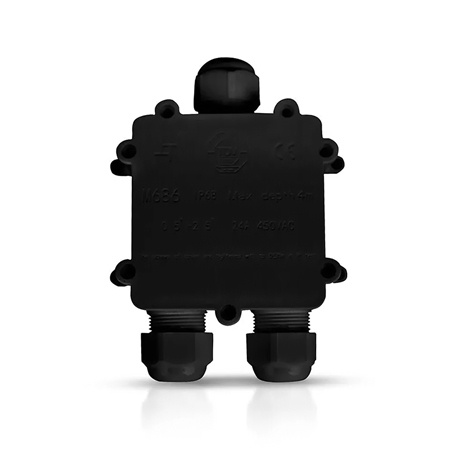 Conector terminal 8-12mm ip68 - negru