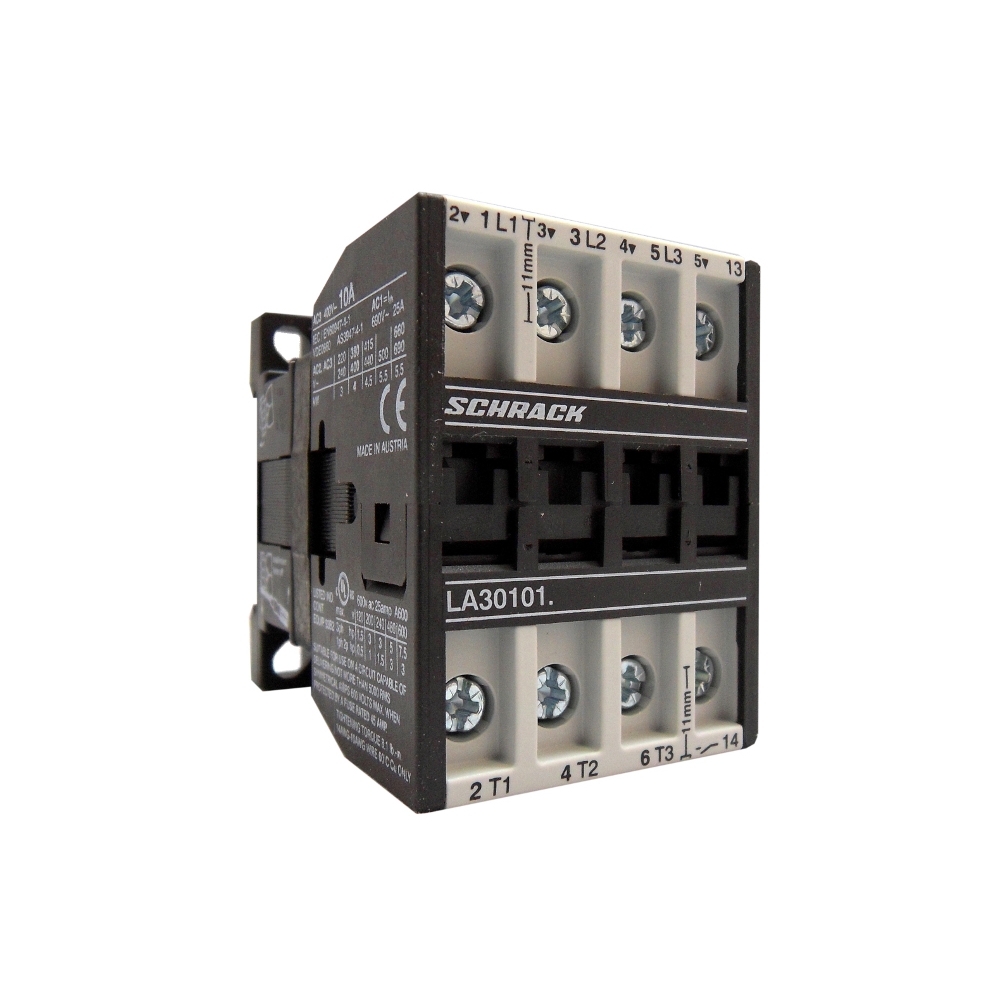 Contactor, 3poli 11kW/22A AC3, 32A AC1, 1NO, 400VAC