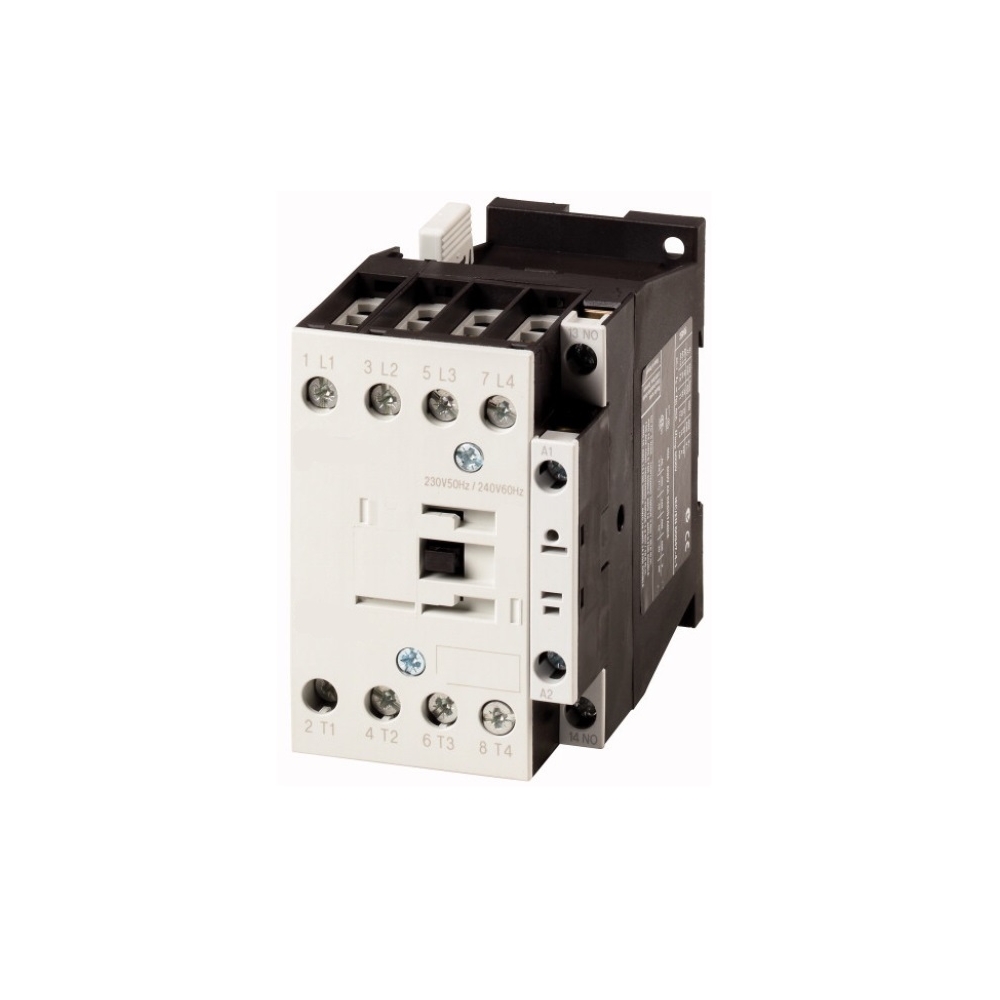 Contactor ALEA II 4 poli, 32A/AC-1, bobina la 230Vca + 1 N&Icirc;