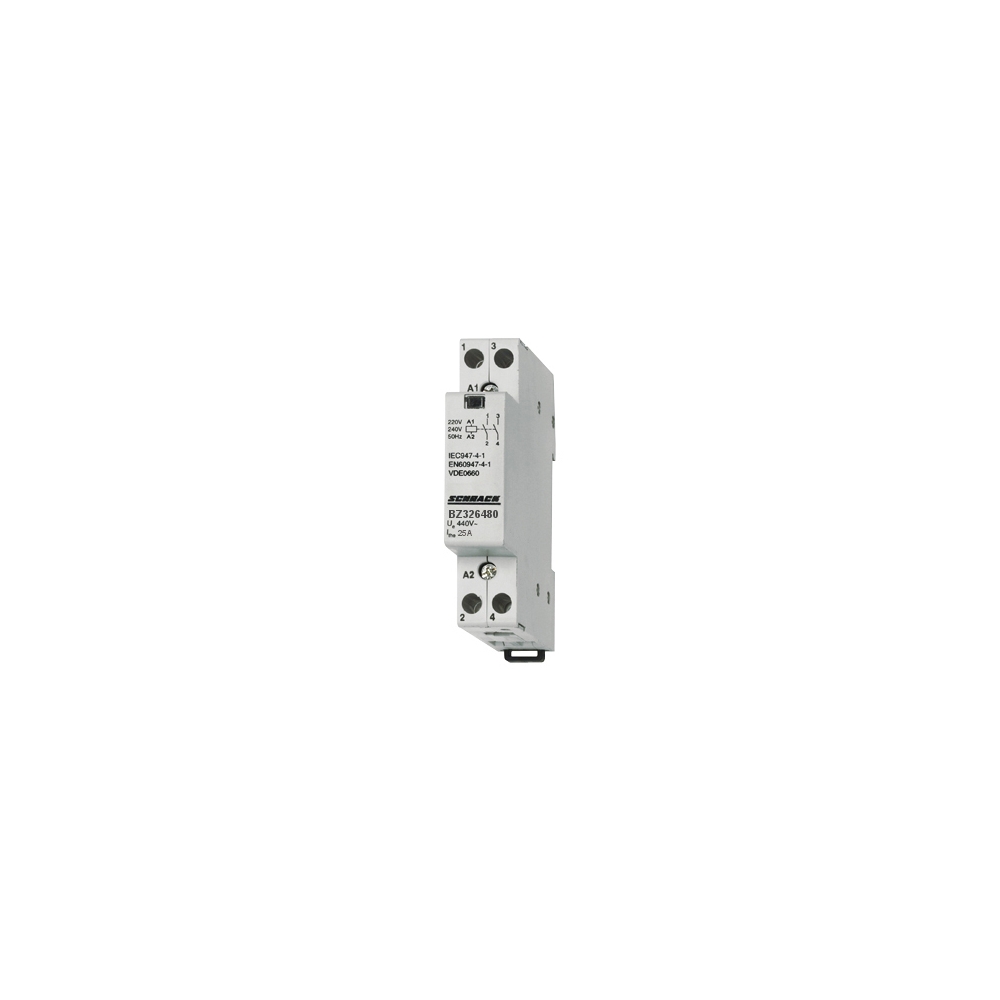 Contactor modular 25A 2NI 24V AC