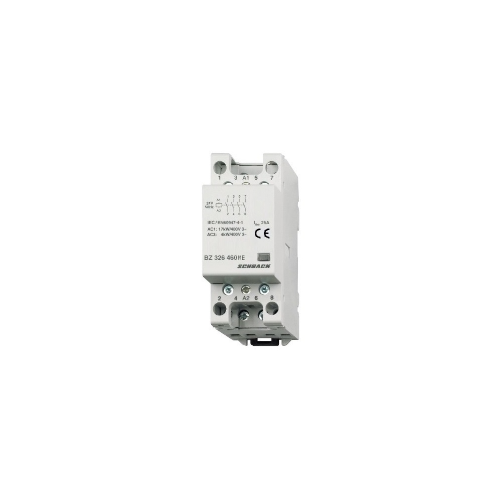 Contactor modular (2UH) 25A, 4 ND, 24Vca, seria AMPARO