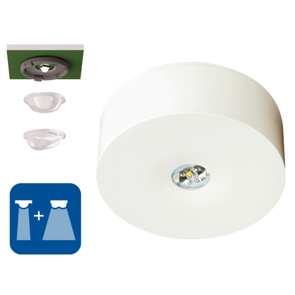 Corp de il. de urgență IL Autotest 1x3W ERT-LED 3h 230V AC