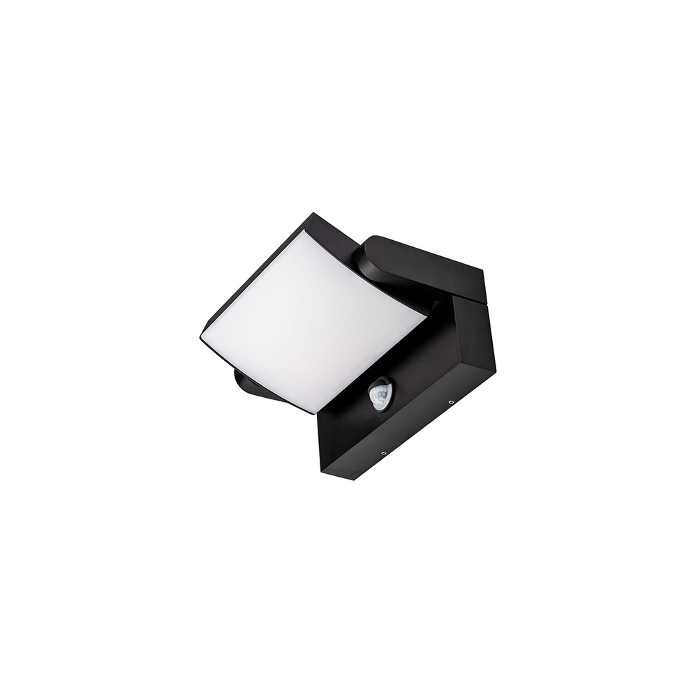 CORP ILUMINAT LED 17W CU SENSOR IP65 - NEGRU