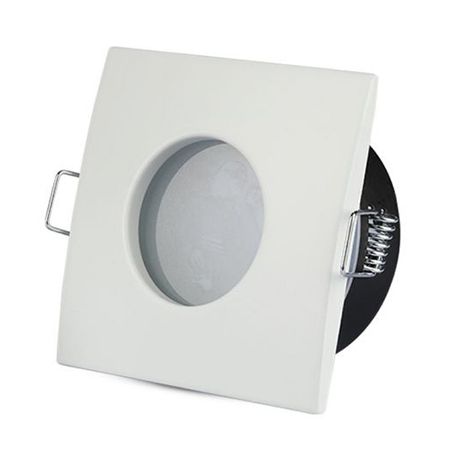 Corp spot patrat gu10 ip54 - alb