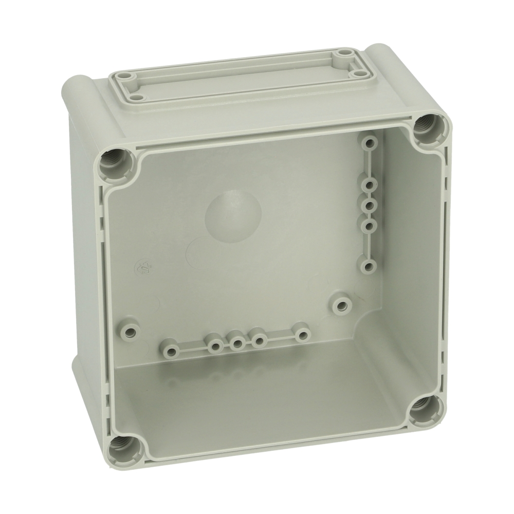 Cuvă din policarbonat cu flanşe preştanţate, 190x190x100mm