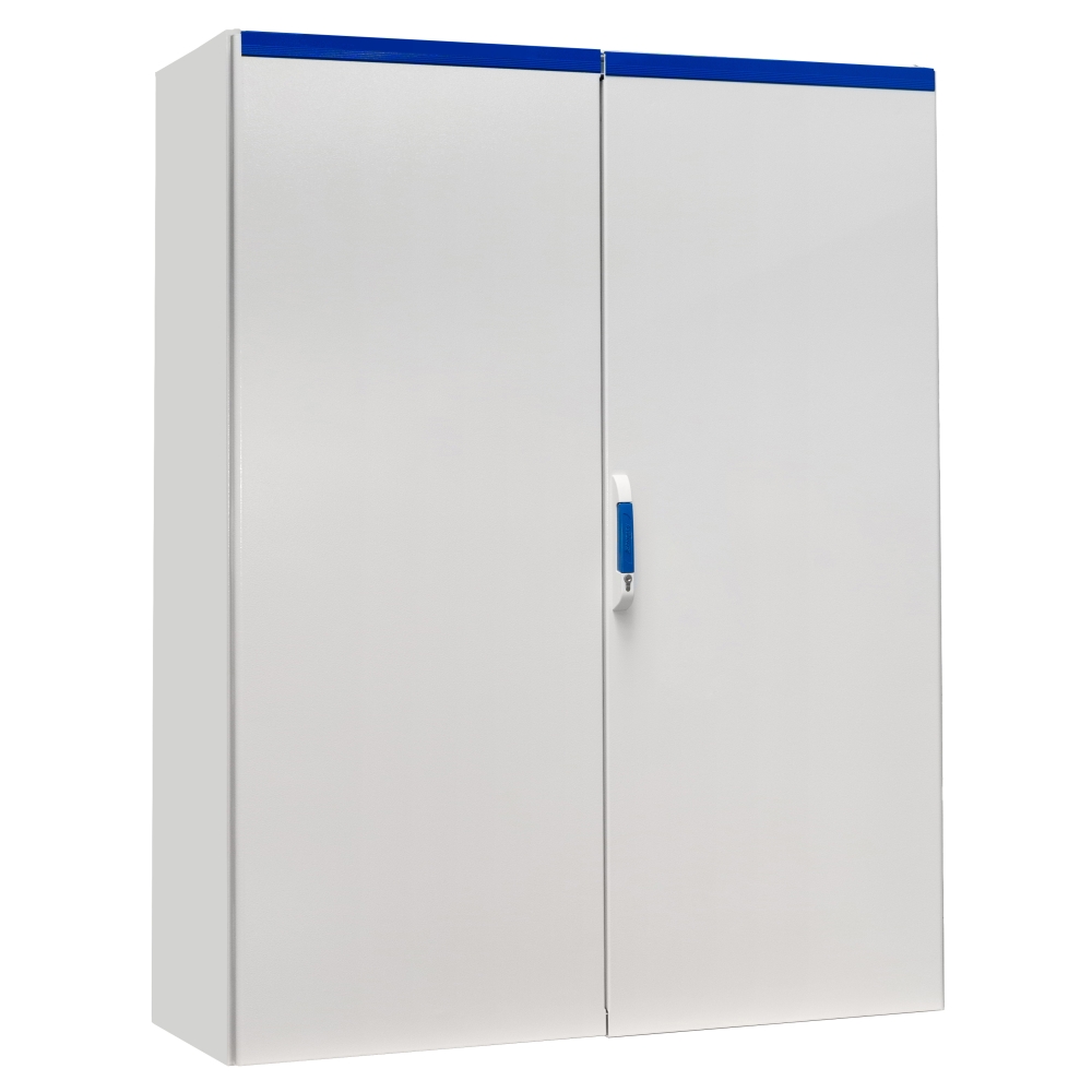 Dulap compact cu două uşi, 2000x1600x500mm, RAL 7035 IP54