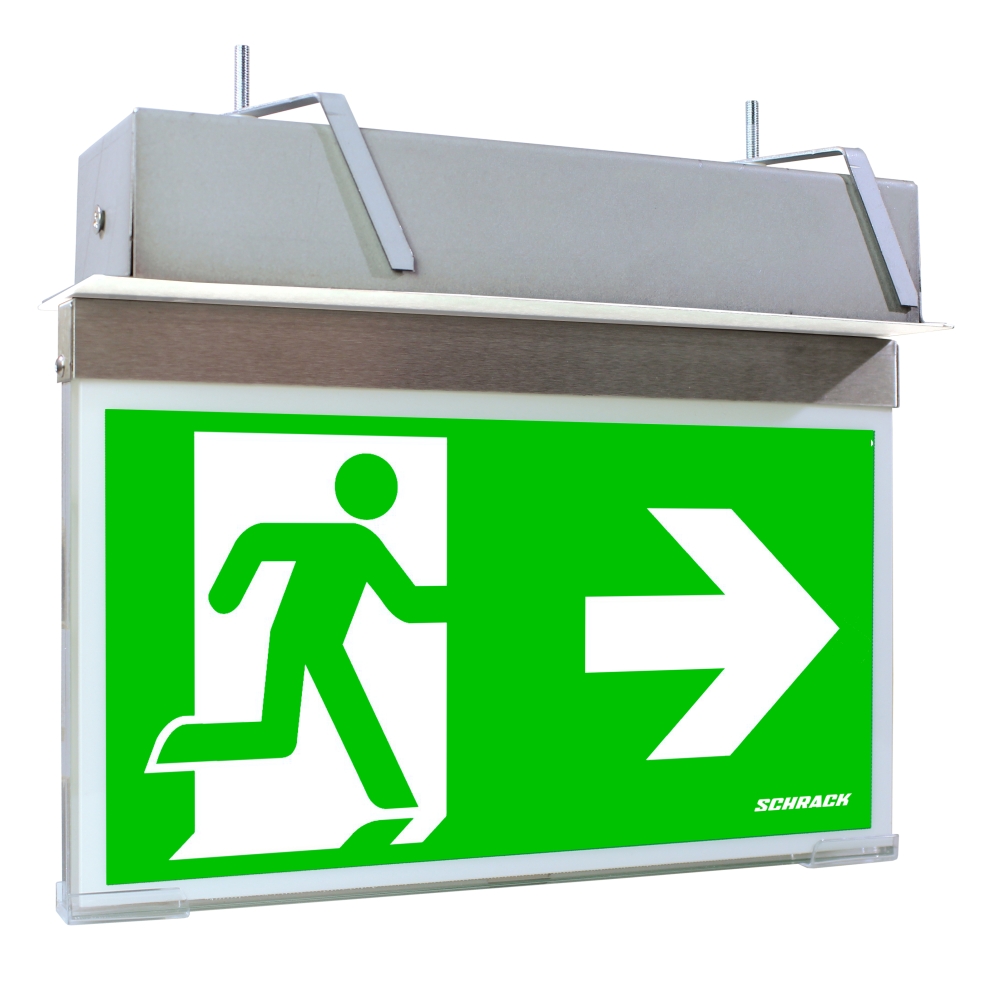 Emerg. lum. VM Mon.mix.mod LED 230V incastrat tavan mount