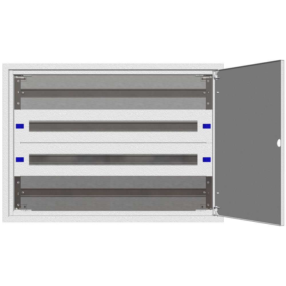 Flat Enclosure Flush mounted 3U-12K, H=640 W=810 D=100mm