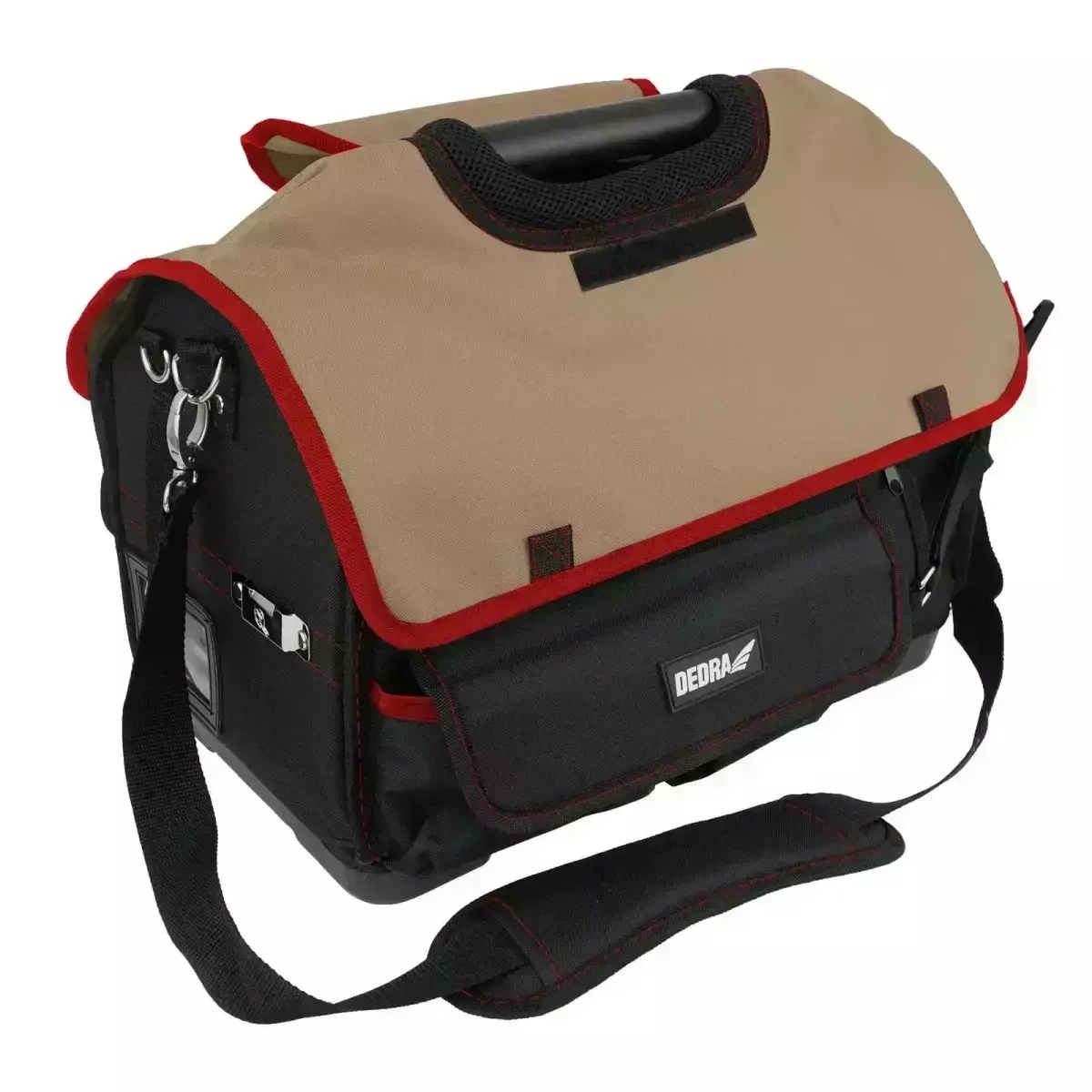 Geantă pentru scule cu  m&acirc;ner din metal, 46x25x32.5cm