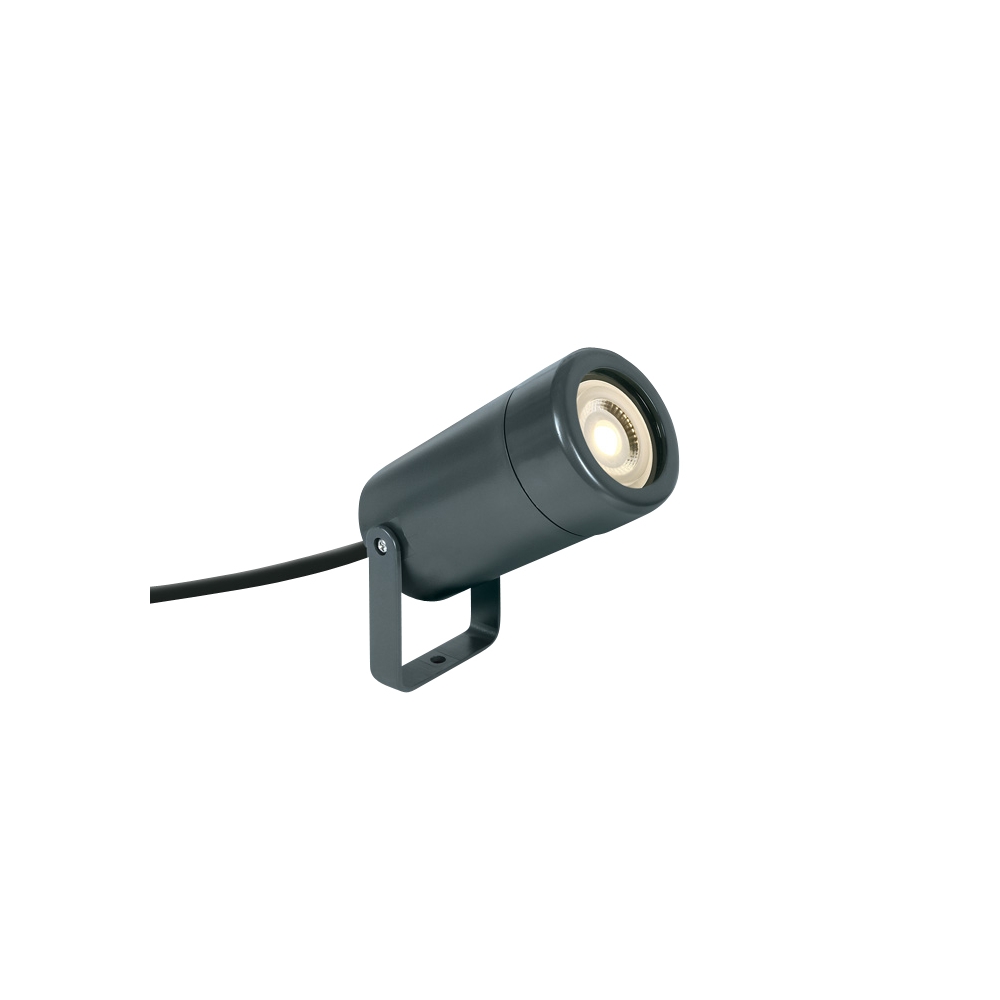 Glorio 6W GU10 IP65 IK06 100-240V Dimm antracit 2m