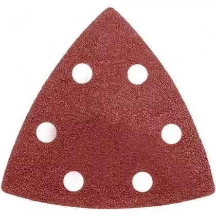 H&acirc;rtie abrazivă delta 80x80x80mm,60 gr, velcro, set 5 buc.