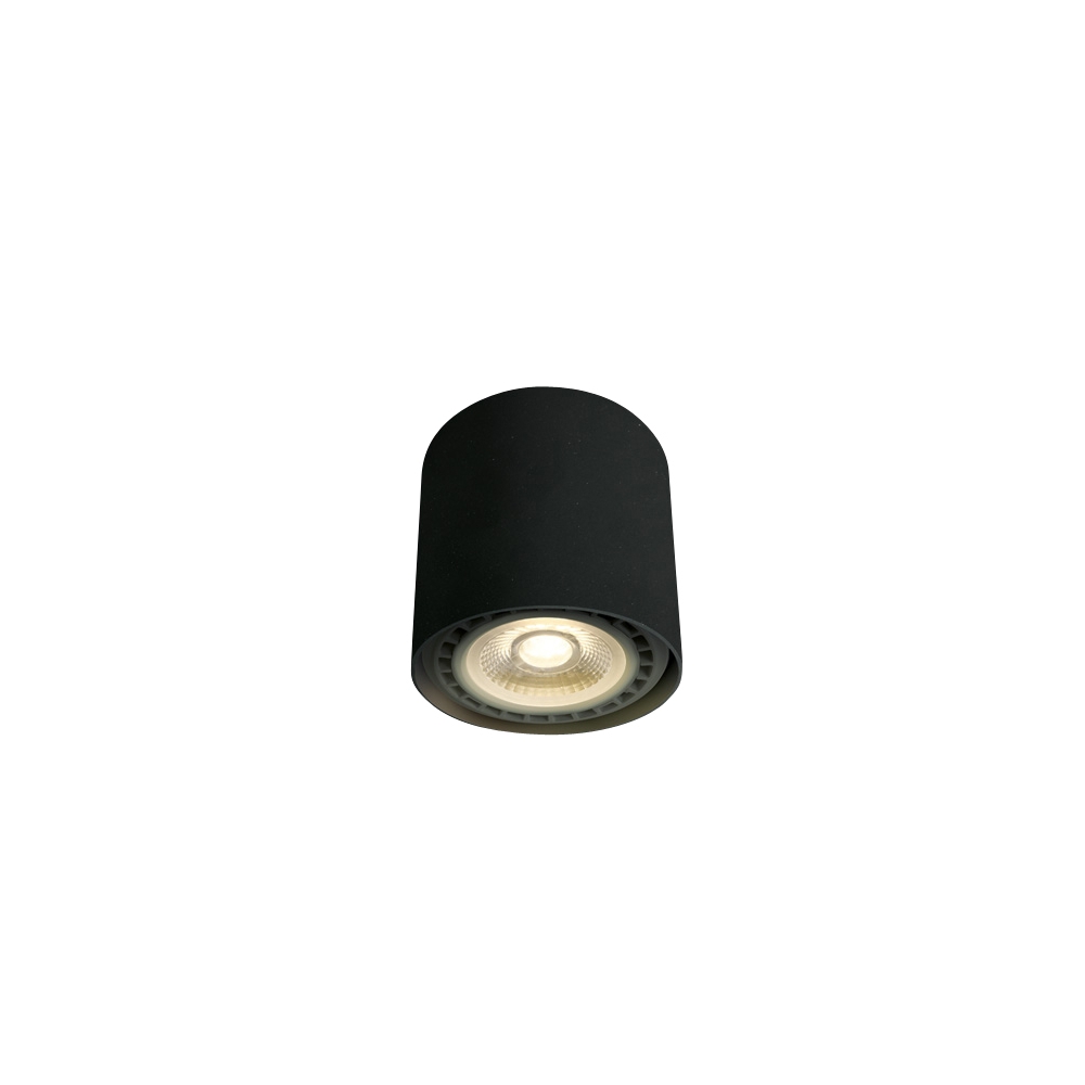 Hasso Round GU10 R111 15W 220-240V IP20 negru