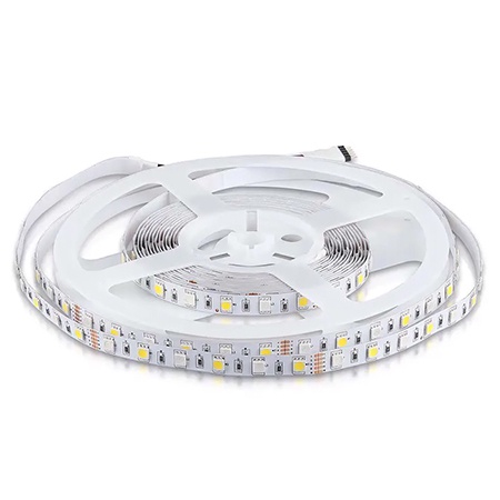 Kit banda led smd5050 rgb+w 6000k 60led/m ip20 5m