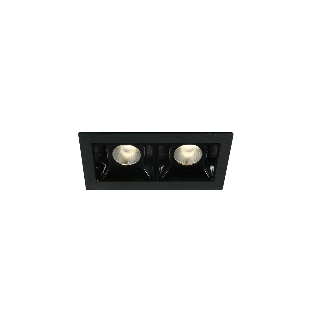 Kita LED 2x2W 2x160lm 3000K 30&deg; 700mA Dim negru