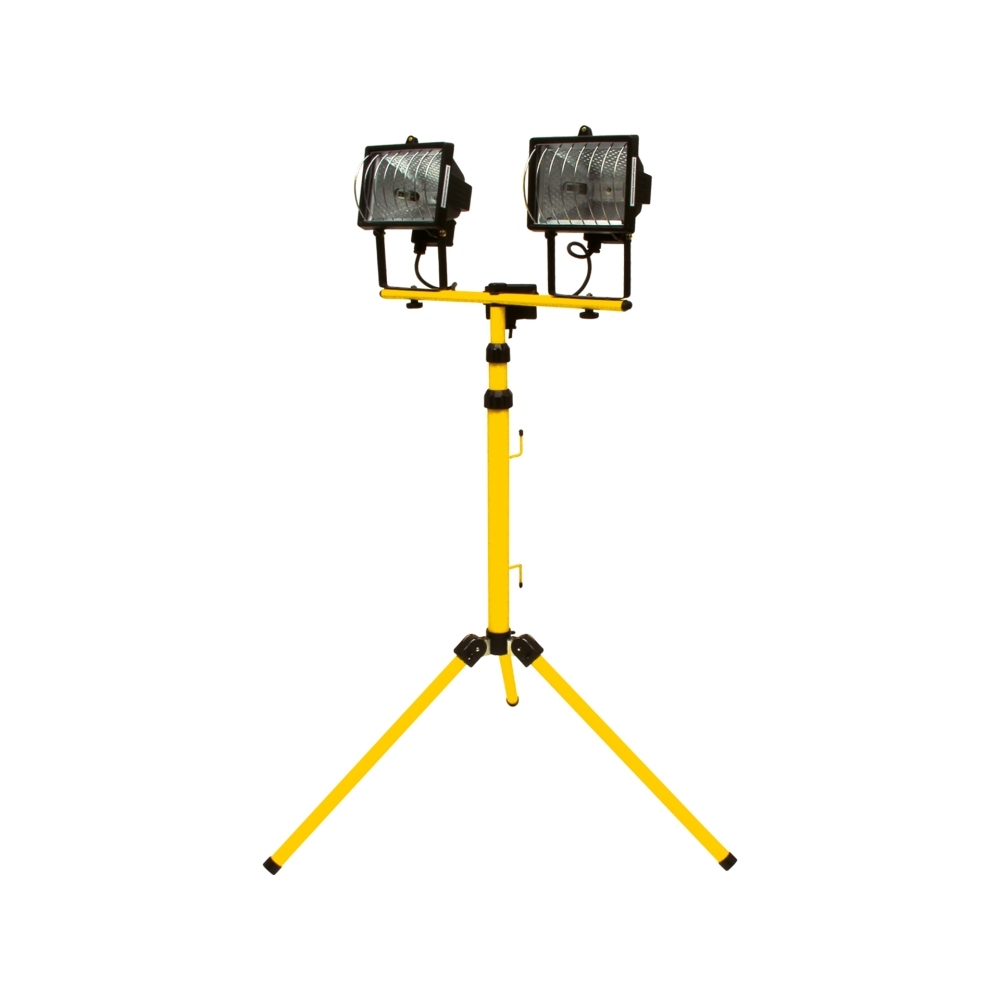 LAMPĂ HALOGEN 2 SPOTURI 500W, CU SUPORT