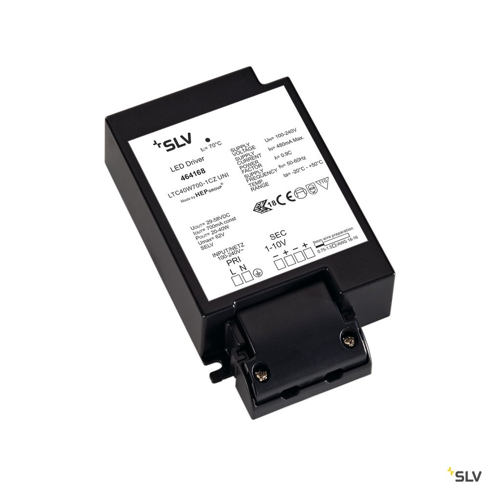 LED-Driver, 40W, 700mA, incl. dispozitiv detensionare