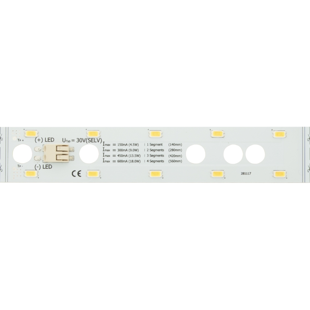 LED PCB Module18 NW (Neutral White) - IP20, CRI/RA 80+