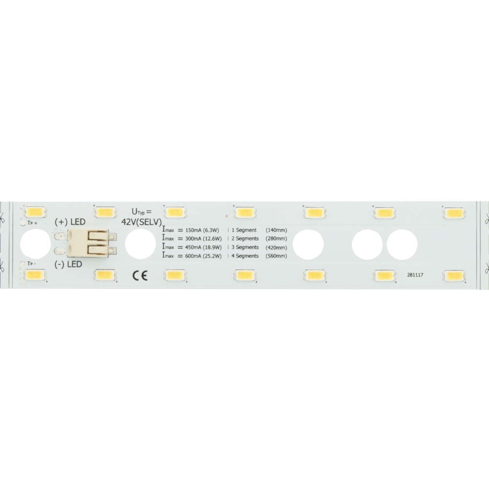 LED PCB Module25 WW (Warm White) - IP20, CRI/RA 80+