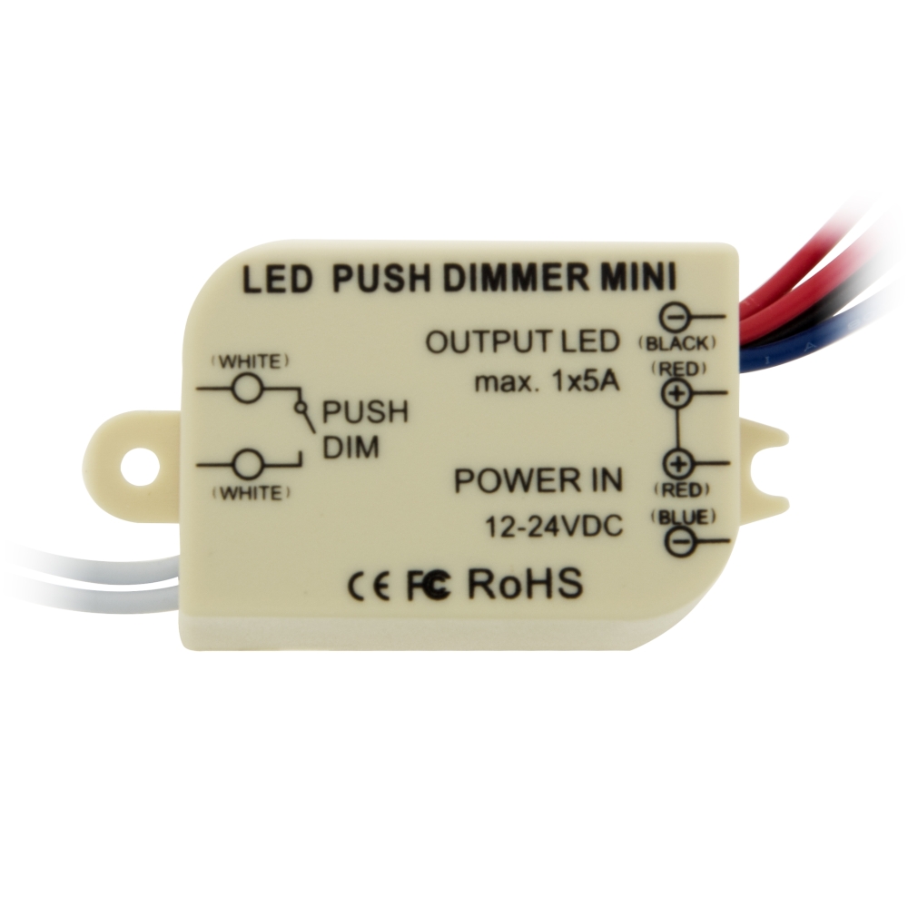 LED Push Dimmer Mini Mono