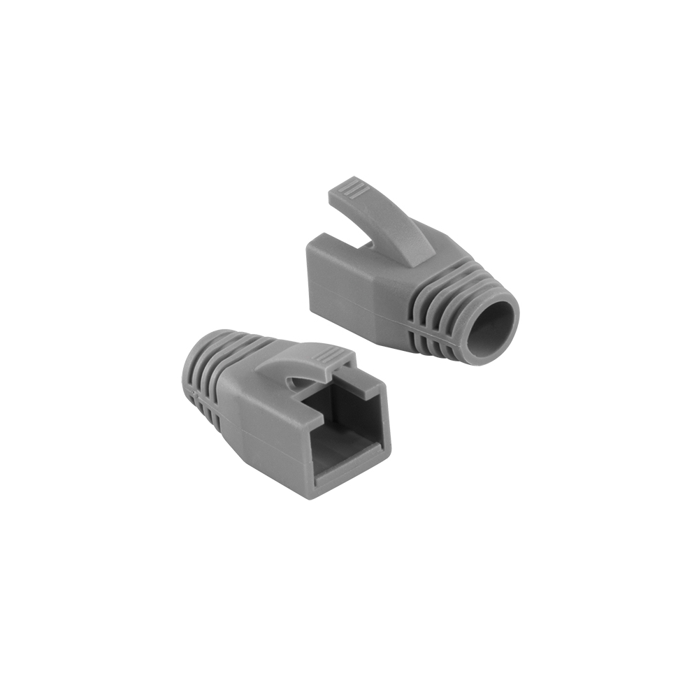 Manson gri pentru conectori RJ45 gri Q7151792S7, 50 bucati