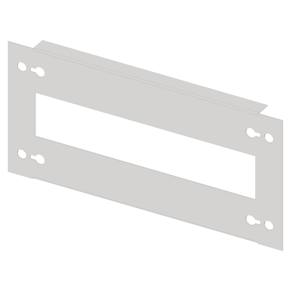 Mască decupată metalică 1G3 (Lăţ=1PC / &Icirc;nălţ=3UV)