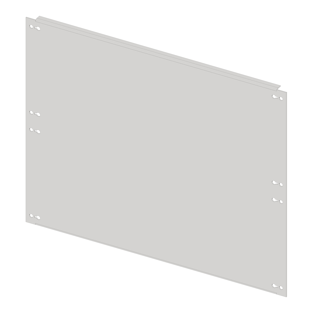 Mască frontală nedecupată din plastic tip 3B12K