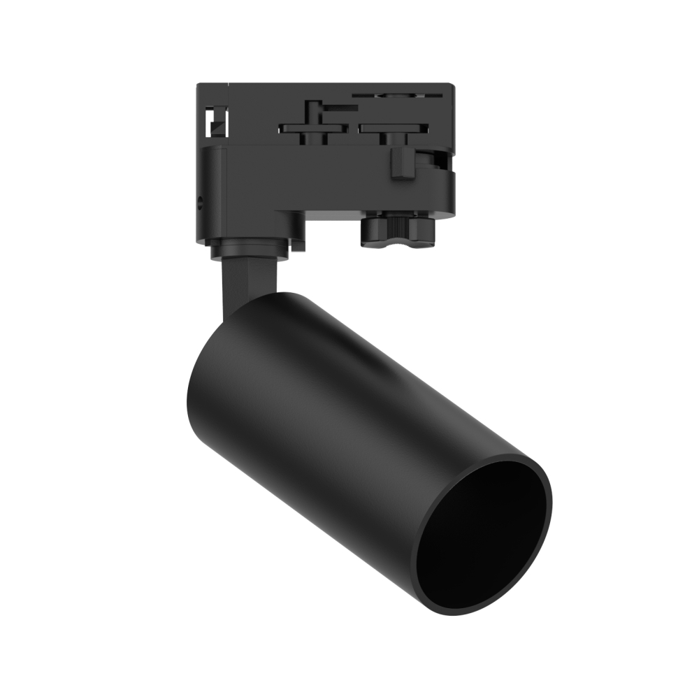 MEVIA L GU10 10W 3PH-Track spotlight negru