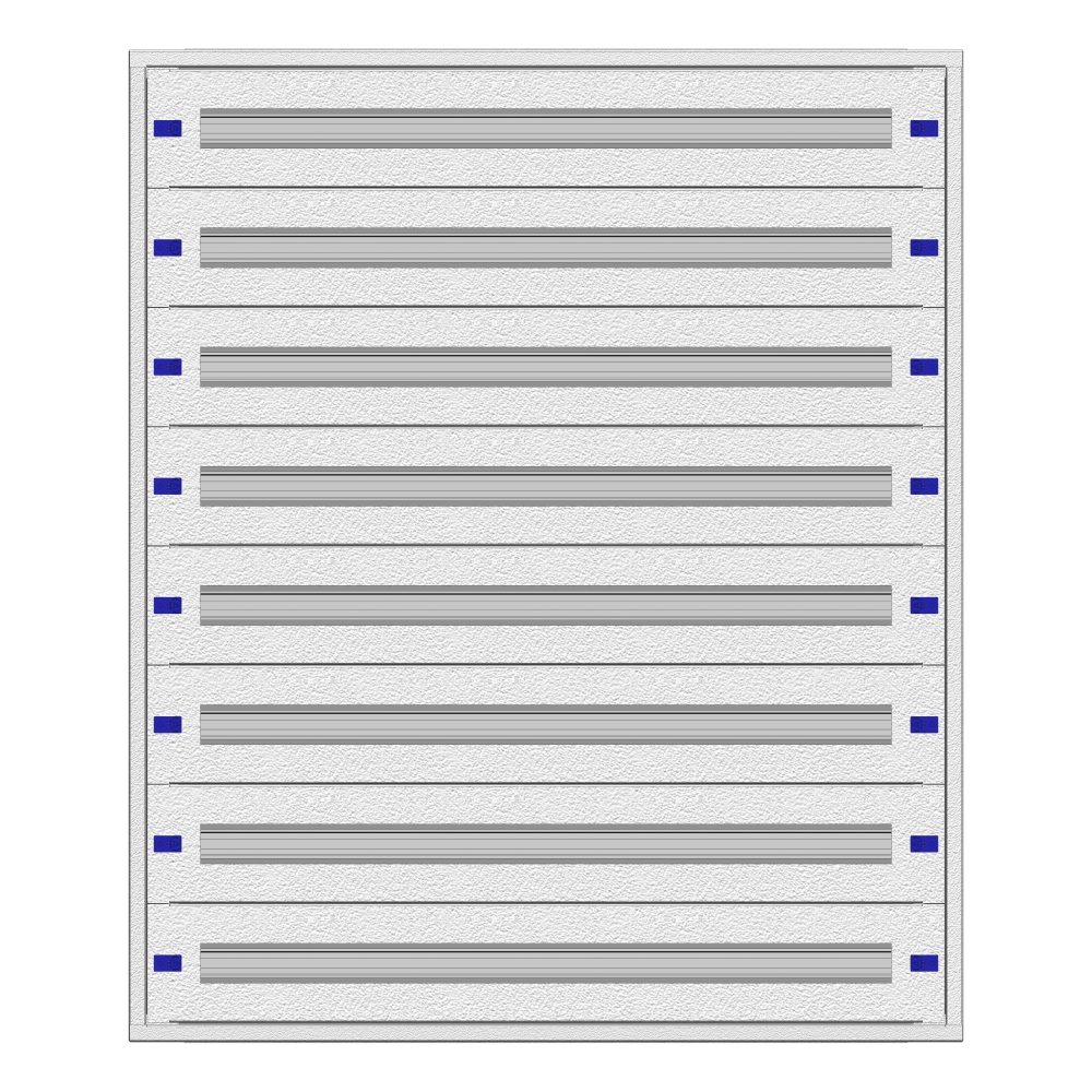Modular chassis 4-24K, 8-rows, complete