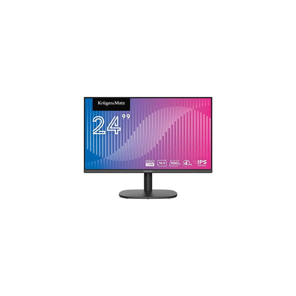MONITOR IPS E-LED 100HZ 4MS 24 INCH KRUGER&MATZ