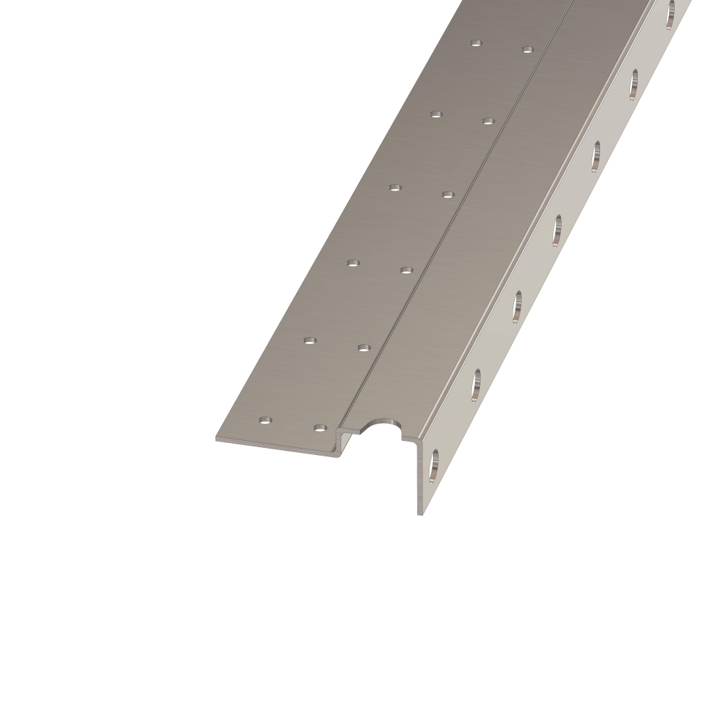 Montant vertical E-12/F, 60mm ad&acirc;ncime, pt. ver. plată