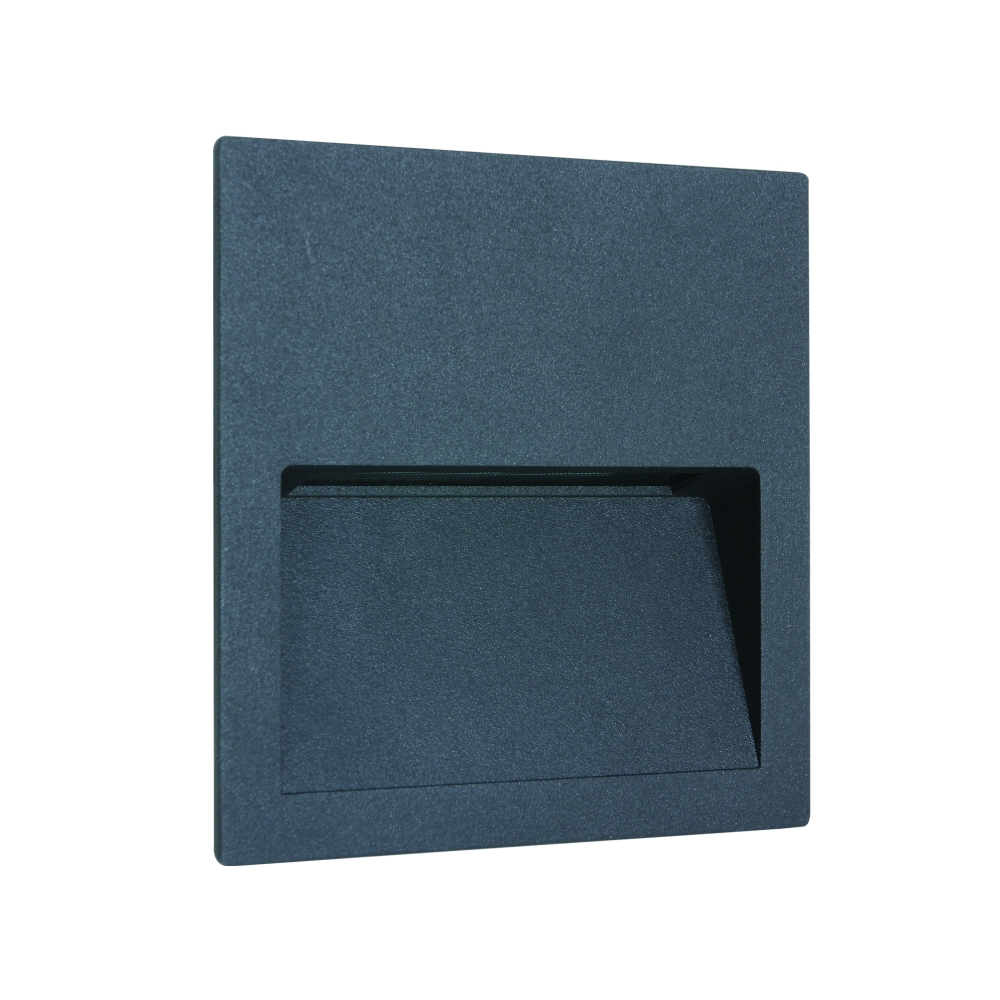 Moon Q LED 3W, 3000K, 300lm, 100-240V, IP65,antracit