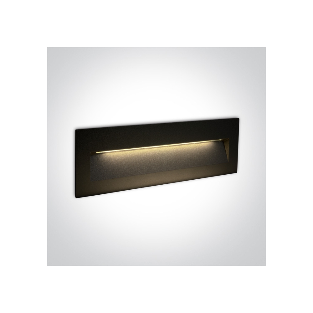 Moon S LED 6W, 550lm, 3000K, 100-240V, IP65, negru