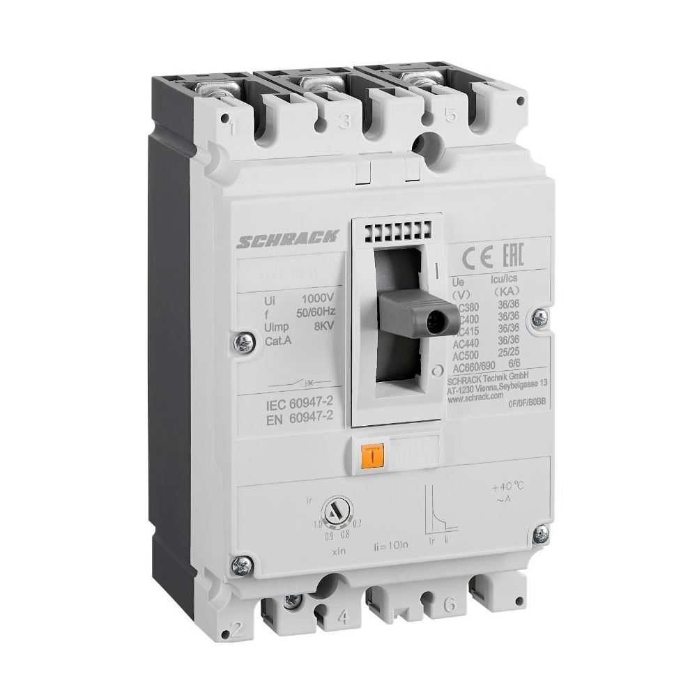 &Icirc;ntreruptor automat Tip A, 3 poli, 50kA, 25A