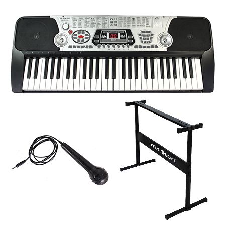 Orga electrica 54 clape cu usb + stand +  microfon