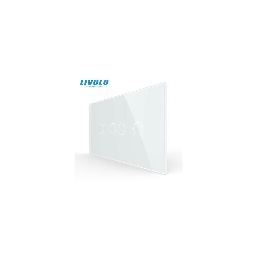 Panou intrerupator 2 x dublu pentru doza 4M