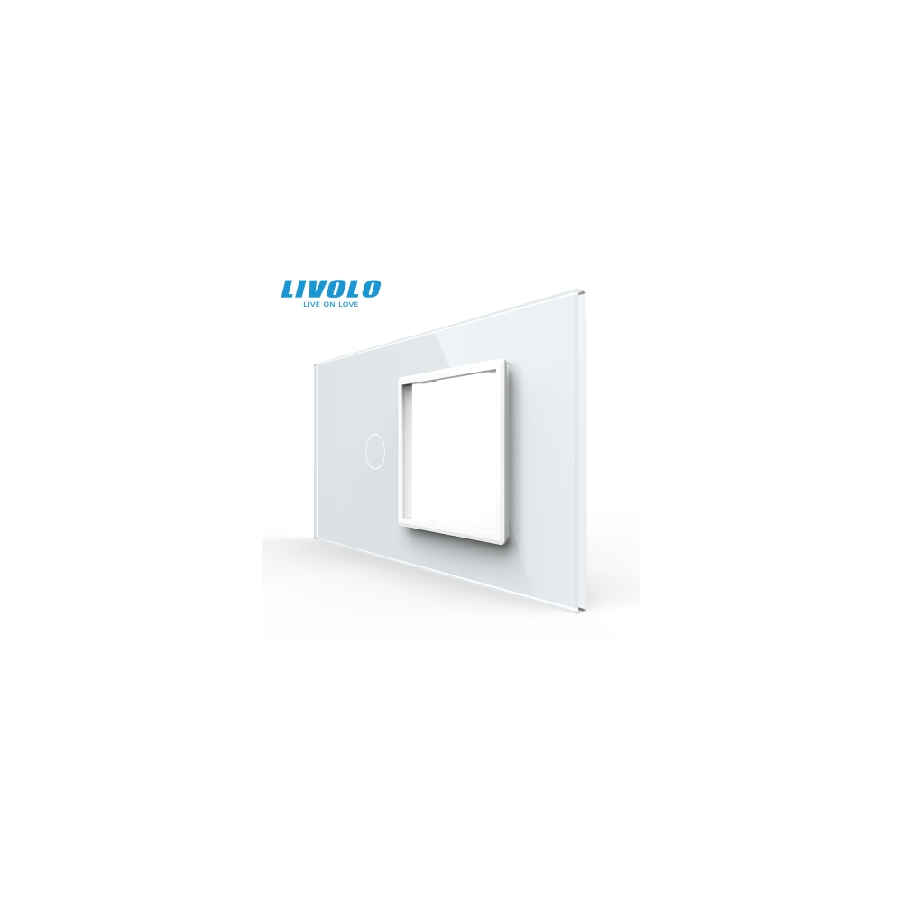 Panou pentru intrerupator simplu + rama simpla 4M