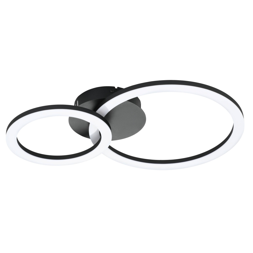 PARRAPOS-Z CL 15W 2100lm tuneable white 545X445, negru/alb