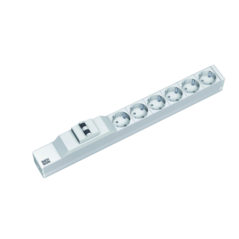 PDU19'' 6xSchuko,2m fisa Schuko sir clema, AL, intr. Prot.