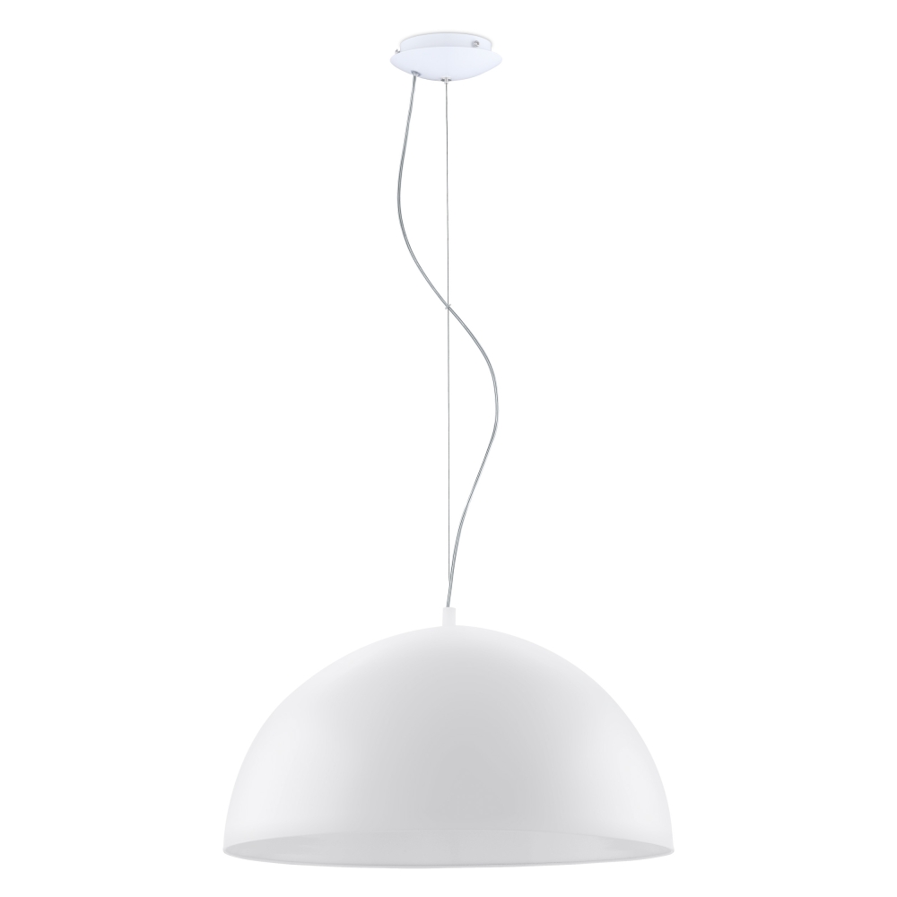 Pendant luminaire "Gaetano" 60W white IP20