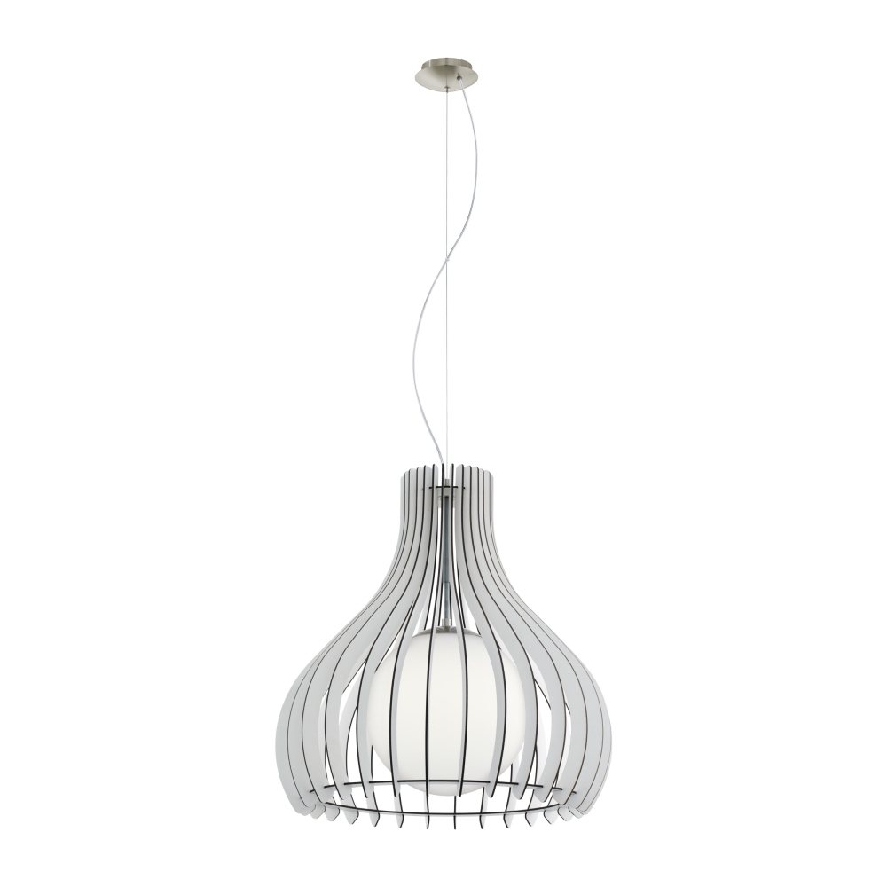 Pendant luminaire "Tindori" &Oslash;500 60W white IP20