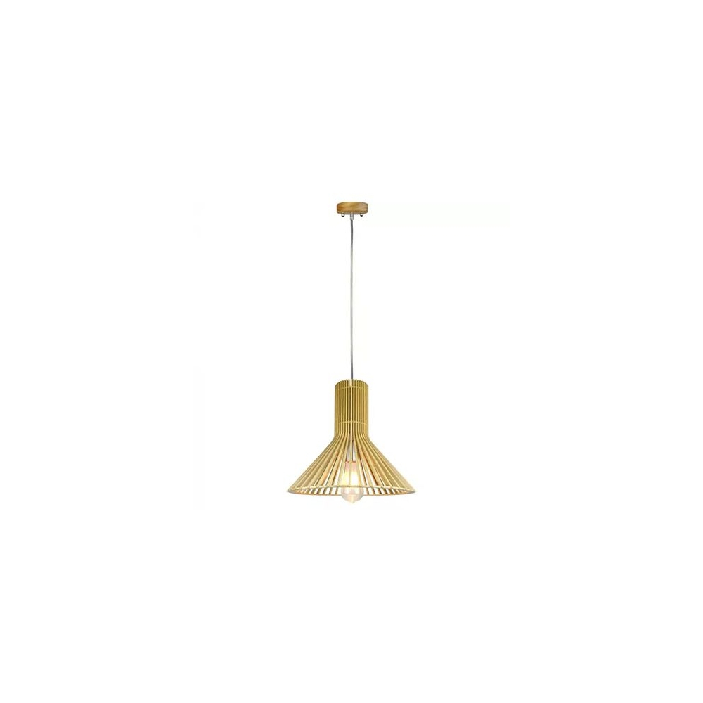 PENDUL TAVAN DIN LEMN E27 MAX 60W D35 X 35CM