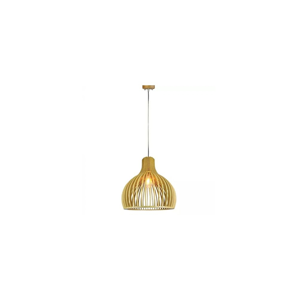 PENDUL TAVAN DIN LEMN E27 MAX 60W D45 X 45CM