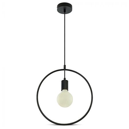 Pendul tavan max e27 60w ip20 model geometric - negru mat