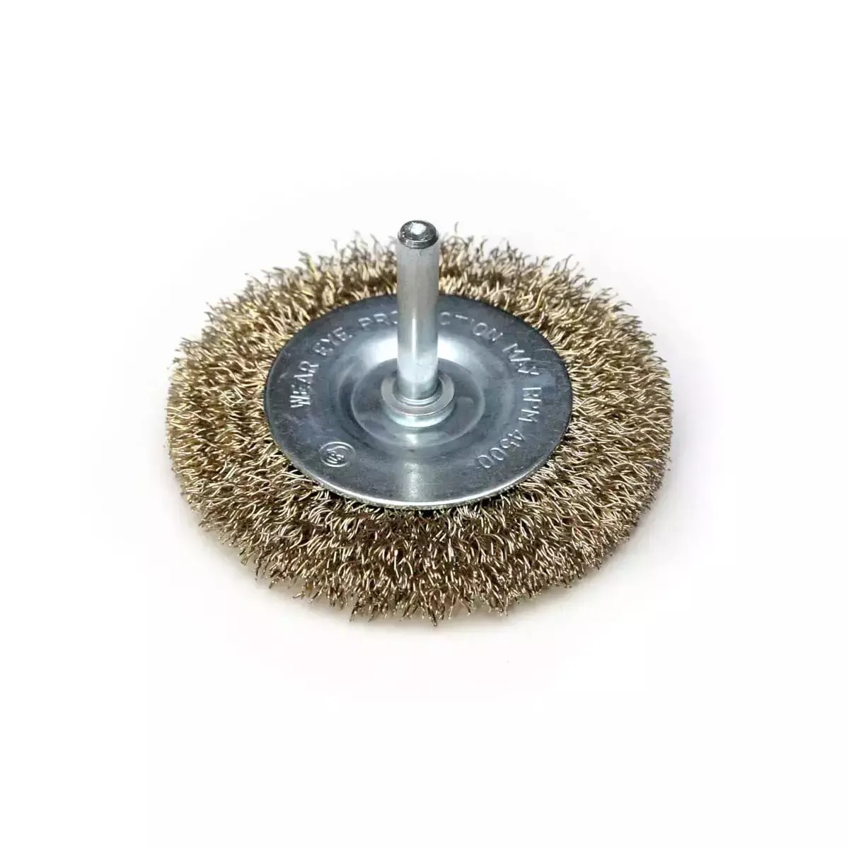 Perie de disc din sarma  alama 100mm cu bolt