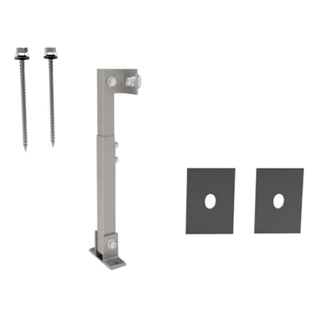 Picior spate reglabil 420mm/415mm/10-15gr pentru panou fotovoltaic