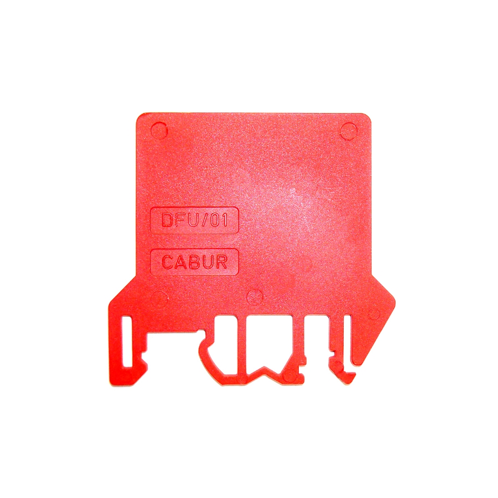 Placă de separare circuite DFU5, roşu, pentru CBD.25 - 50
