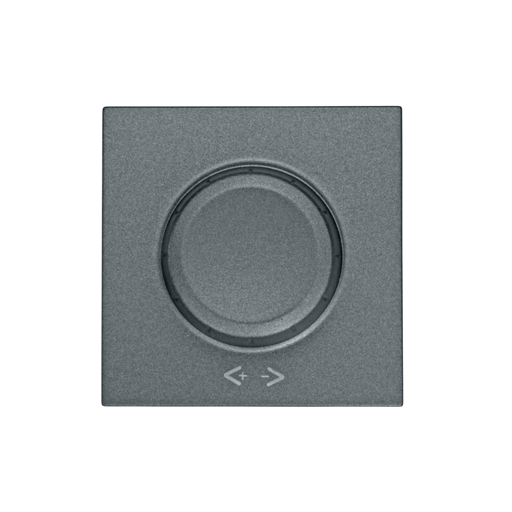 Placă frontală dimmer cu buton rotativ, antracit