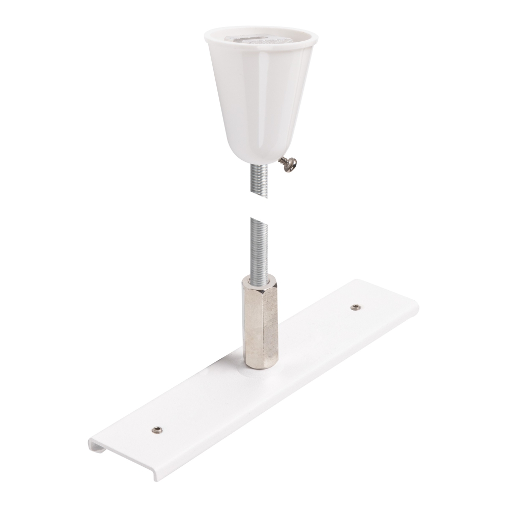 Placa de armare sina 48V TRACK tija 1m alb