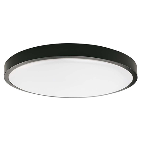 Plafoniera led 18w ip44 4000k alb neutru - negru